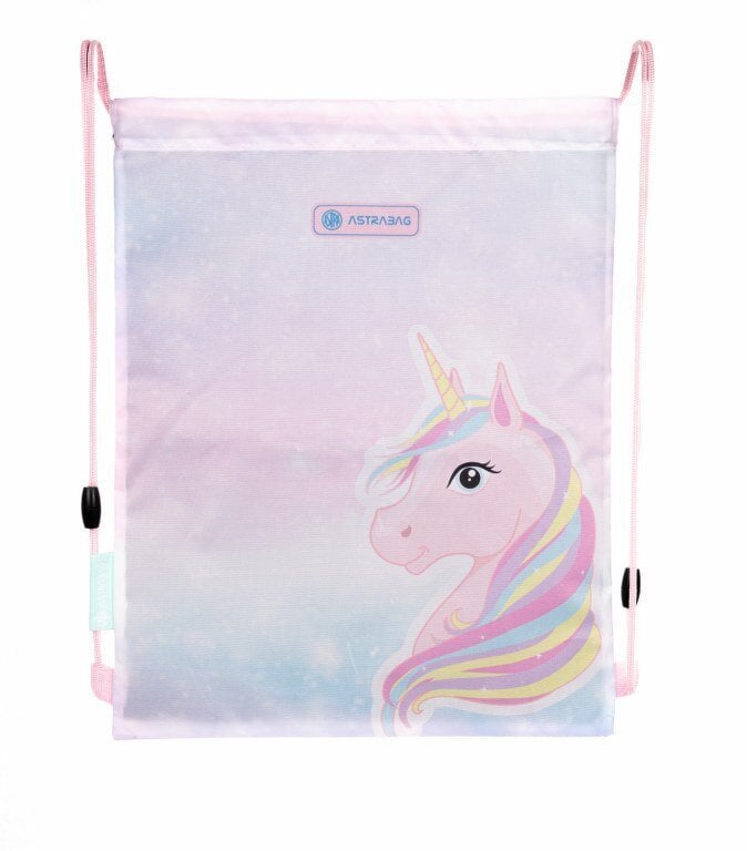 kenkälaukku astrabag unicorn, vaaleanpunainen hinta ja tiedot | Koulureput ja -laukut | hobbyhall.fi