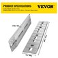 Alumiiniset lastausrampit Vevor, 1520 x 305 mm, 2 kpl hinta ja tiedot | Tikkaat | hobbyhall.fi