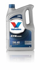 Moottoriöljy Valvoline Synpower 5L A3/B4 5W40 hinta ja tiedot | Valvoline Autotuotteet | hobbyhall.fi