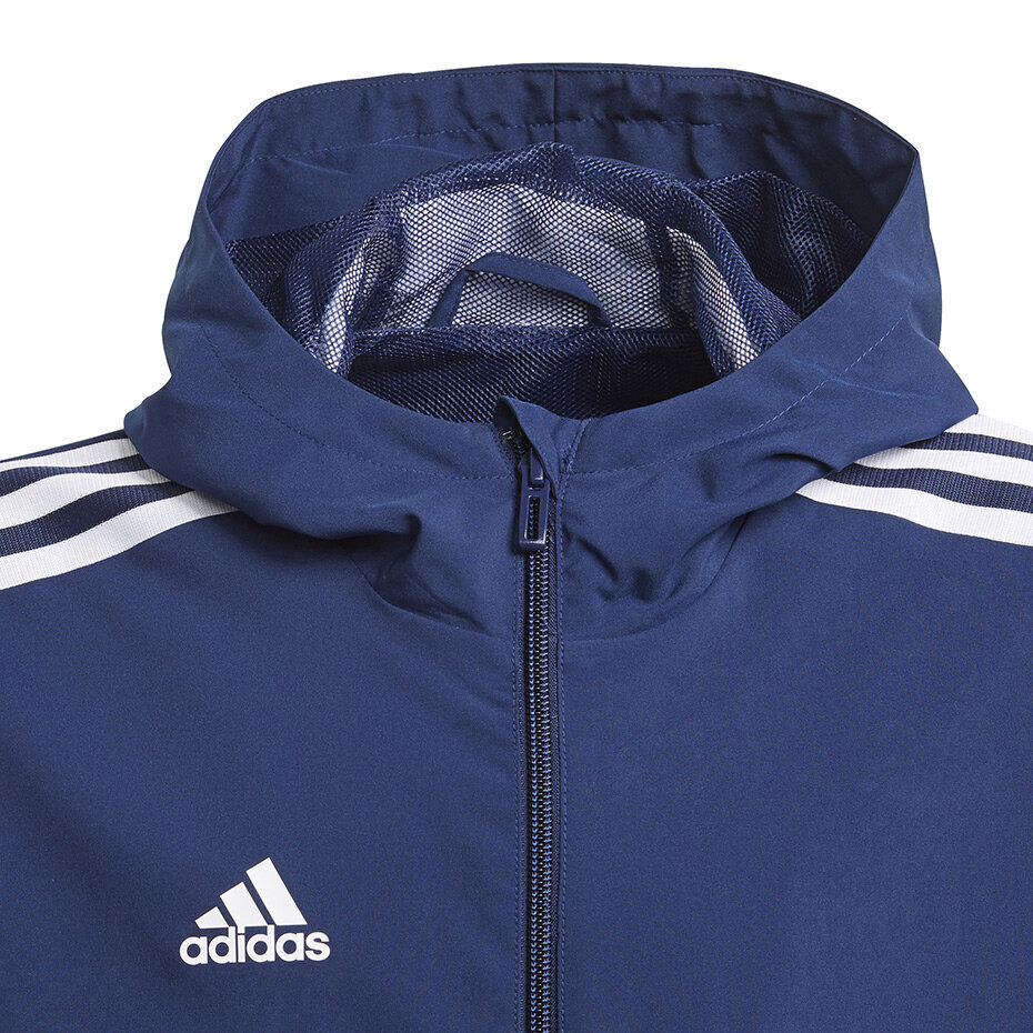 Lasten takki Adidas Tiro 21 Windbreaker GP4974, tummansininen hinta ja tiedot | Jalkapallovaatteet ja -varusteet | hobbyhall.fi