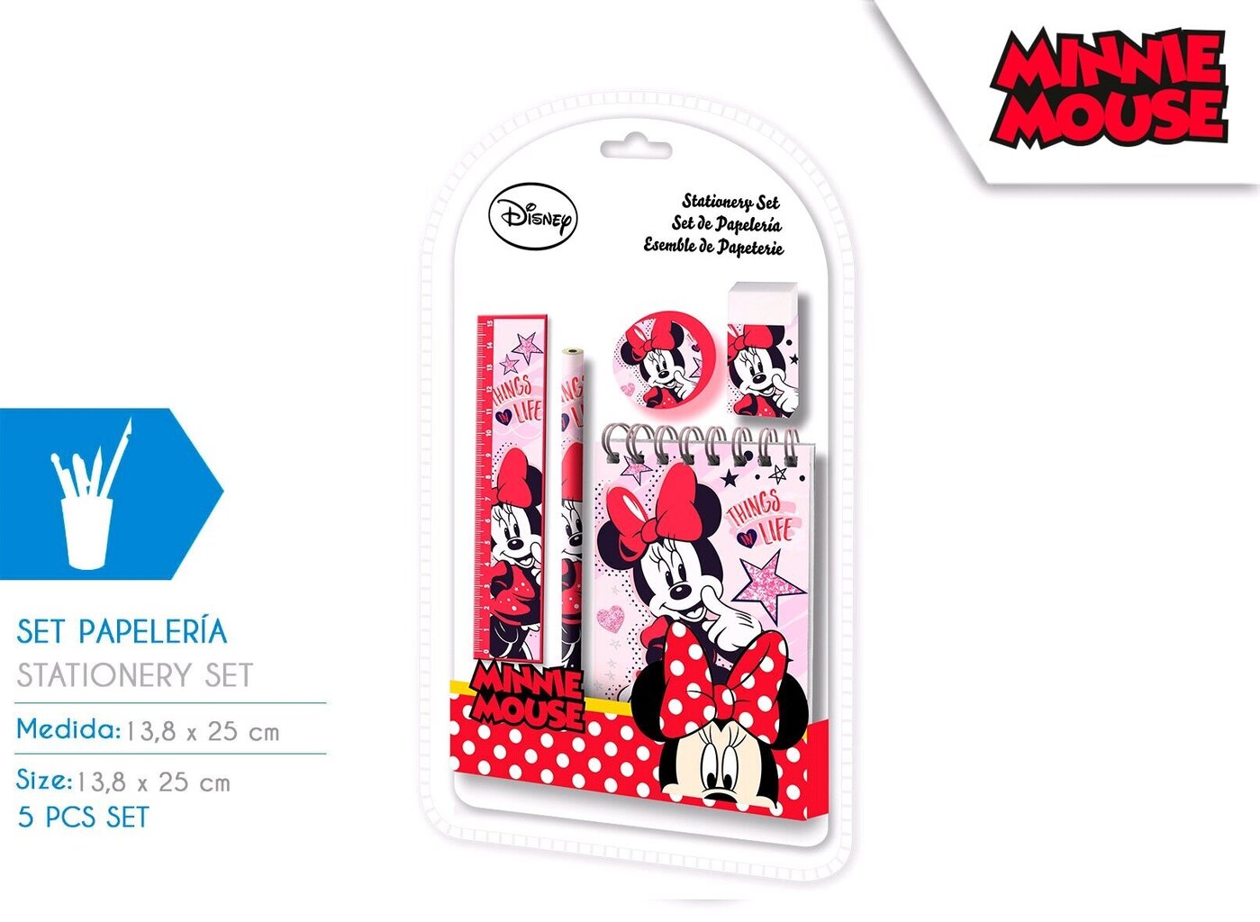 koulutarvikesarja minnie mouse hinta ja tiedot | Toimistotarvikkeet | hobbyhall.fi