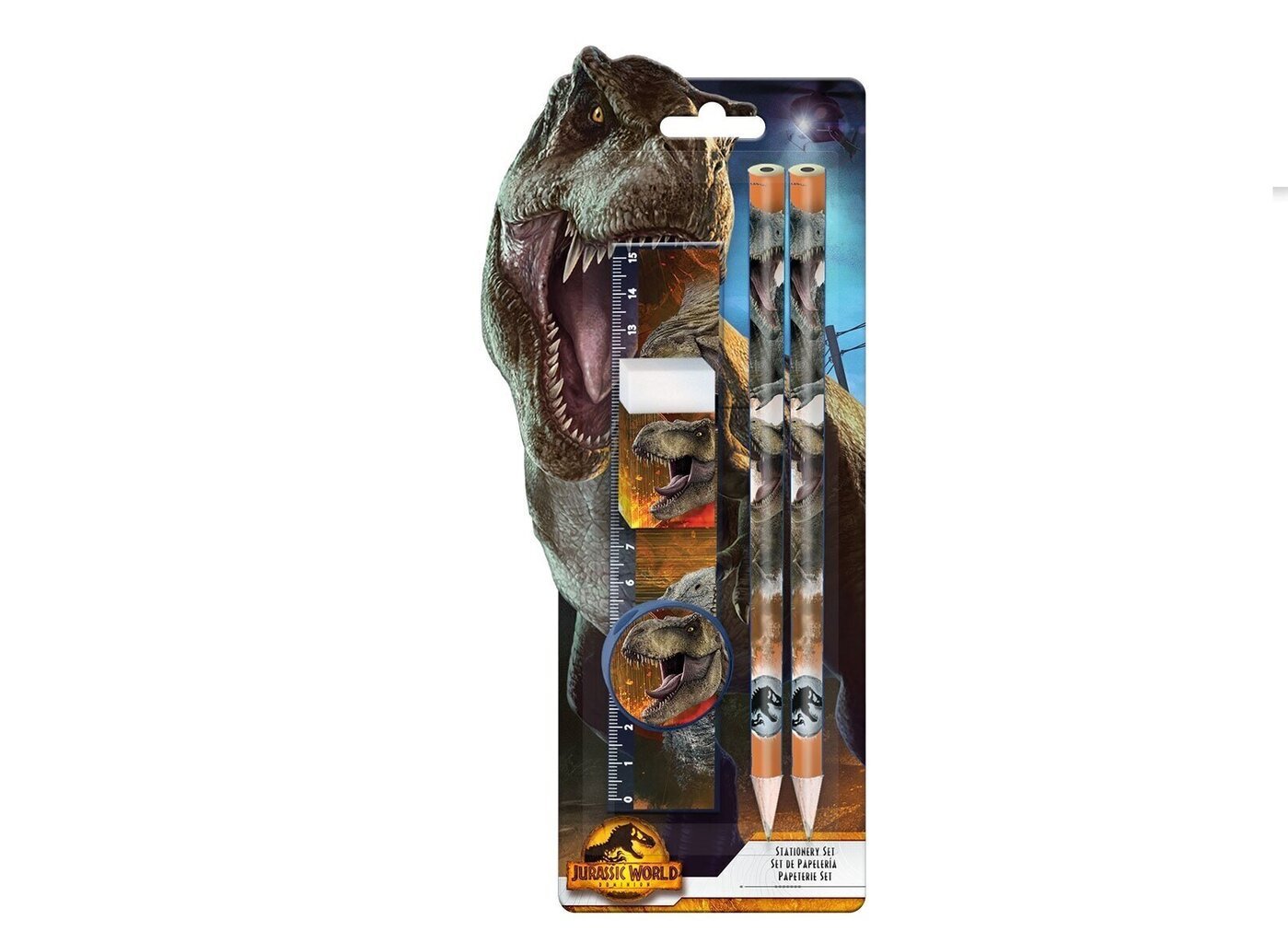 jurassic world -kirjoitussetti, 5 kpl. hinta ja tiedot | Toimistotarvikkeet | hobbyhall.fi