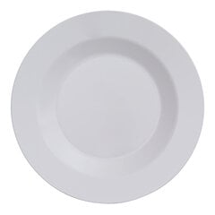 Särkymättömät lautaset WHITE PLATE 27cm, 12kpl hinta ja tiedot | Astiat | hobbyhall.fi