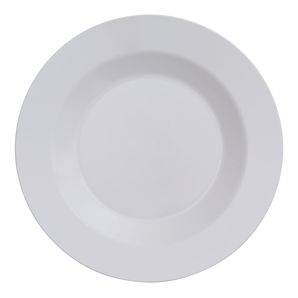 Särkymättömät lautaset WHITE PLATE 27cm, 12kpl hinta ja tiedot | Astiat | hobbyhall.fi