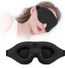 Sleep Sleeper, Sleep Sleeper, 100% valoa estävä 3D Sleeping Eye Mask, pehmeä hengittävä silmäsuoja naisille, miehille, rentouttava nollapaineinen yösilmäside hinta ja tiedot | Yöasut ja pyjamat | hobbyhall.fi