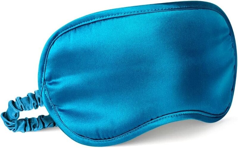 Silk Sleep Eye Eye Mask Side, säädettävällä hihnalla, pehmeä silmäsuoja naisille Miesten yöuniin, matkustamiseen, päiväuniin