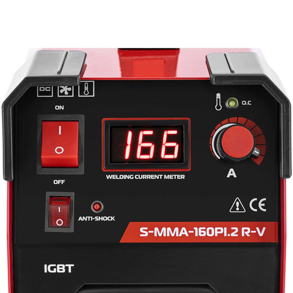 IGBT MMA VRD invertterihitsauskone 230V 160A hinta ja tiedot | Käsityökalut | hobbyhall.fi