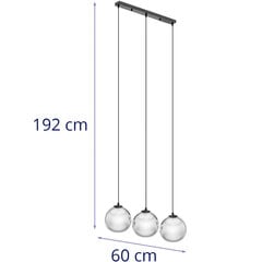 Moderni 3-piste E27 kattovalaisin - lasipalloja hinta ja tiedot | Kauneushoitolan kalusteet | hobbyhall.fi