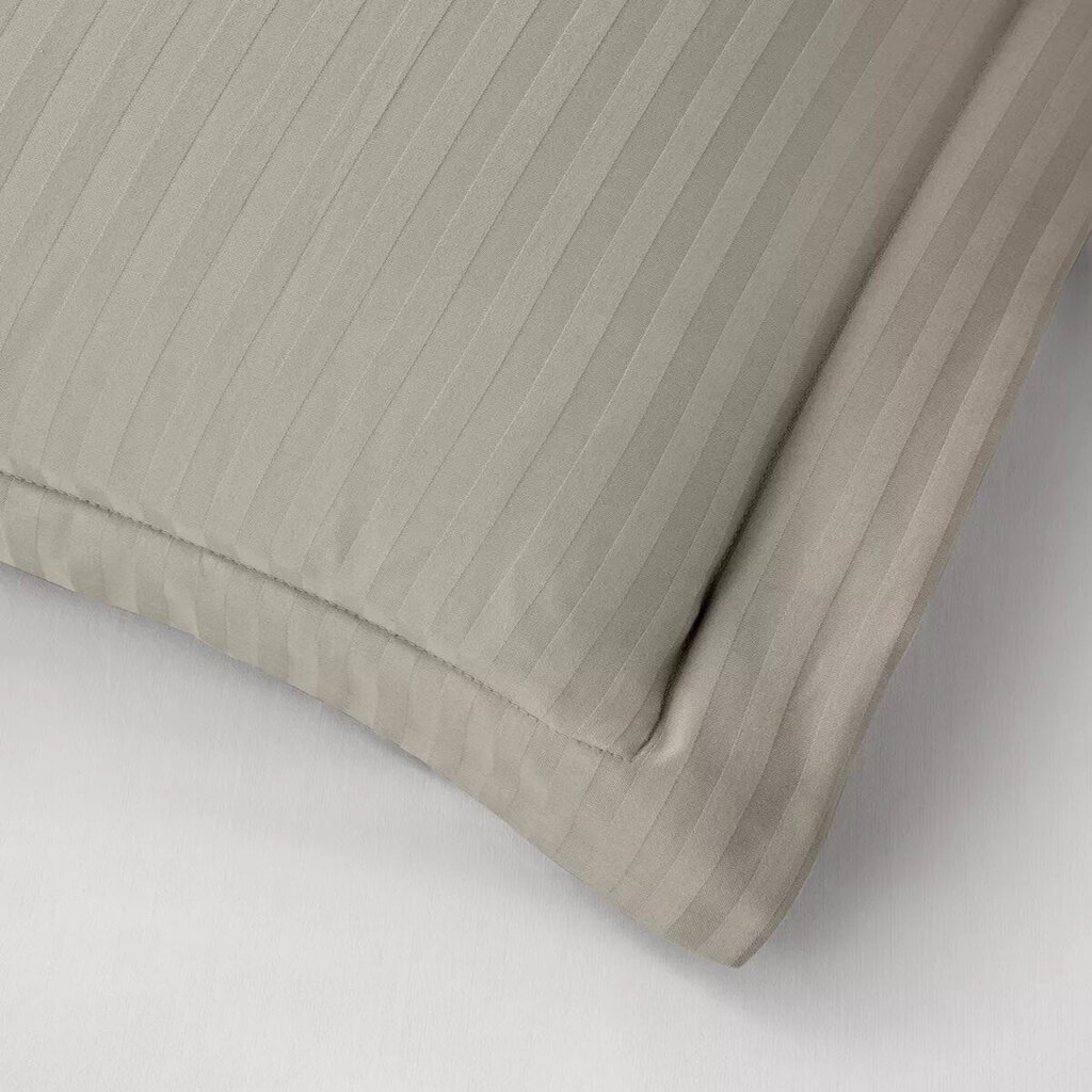 Premium Stripe beige satiinipuuvilla, 4-osainen vuodevaatteet setti, Karna Home Hotel Line, 200x220 hinta ja tiedot | Pussilakanat ja tyynyliinat | hobbyhall.fi