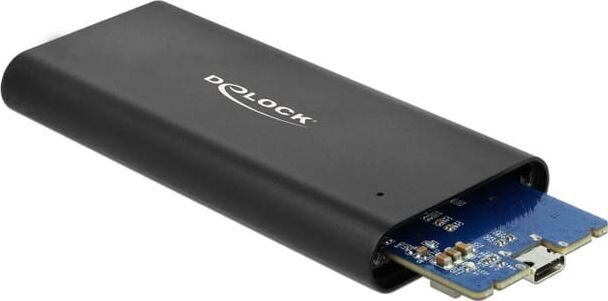 Delockin ulkoinen kiintolevykotelo M.2 NVME USB-C 3.1 Gen hinta ja tiedot | Komponenttien lisätarvikkeet | hobbyhall.fi