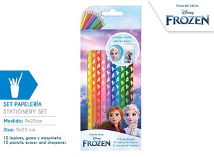 disney frozen ii kynäsarja, 12 kpl hinta ja tiedot | Taide- ja askartelutarvikkeet | hobbyhall.fi