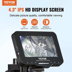 Digitaalinen mikroskooppi Vevor, 1920x1080, 50X-1000X, 32 Gt hinta ja tiedot | Mikroskoopit ja teleskoopit | hobbyhall.fi