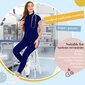 Scrubs-setti naisille Sairaanhoitajan univormu lenkkeilypuku Stretch Top & Housut, joissa on monitasku sairaanhoitajan työvaatteille hinta ja tiedot | Naisten setit ja haalarit | hobbyhall.fi