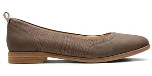 Clarks Alice Ivy ruskea nahkaiset naisten ballerinat hinta ja tiedot | Naisten kengät | hobbyhall.fi