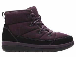 Clarks Cabrini Cove naisten saappaat violetti eristetty hinta ja tiedot | Naisten kengät | hobbyhall.fi