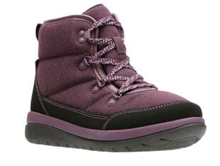 Clarks Cabrini Cove naisten saappaat violetti eristetty hinta ja tiedot | Naisten kengät | hobbyhall.fi