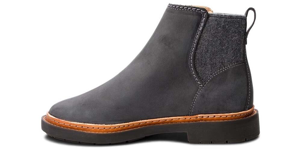 CLARKS Women's Trace Fall harmaa nahkaiset slip-on saappaat hinta ja tiedot | Naisten kengät | hobbyhall.fi