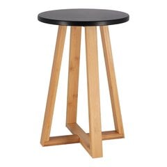 Stool Tendance, ruskea/musta, bambu hinta ja tiedot | Ruokapöydän tuolit | hobbyhall.fi