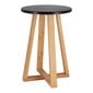 Stool Tendance, ruskea/musta, bambu hinta ja tiedot | Ruokapöydän tuolit | hobbyhall.fi