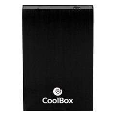 Kiintolevykotelo CoolBox COO-SCA-2512 Musta BFN-BB-S0225013 hinta ja tiedot | Ulkoisten kovalevyjen kotelot | hobbyhall.fi