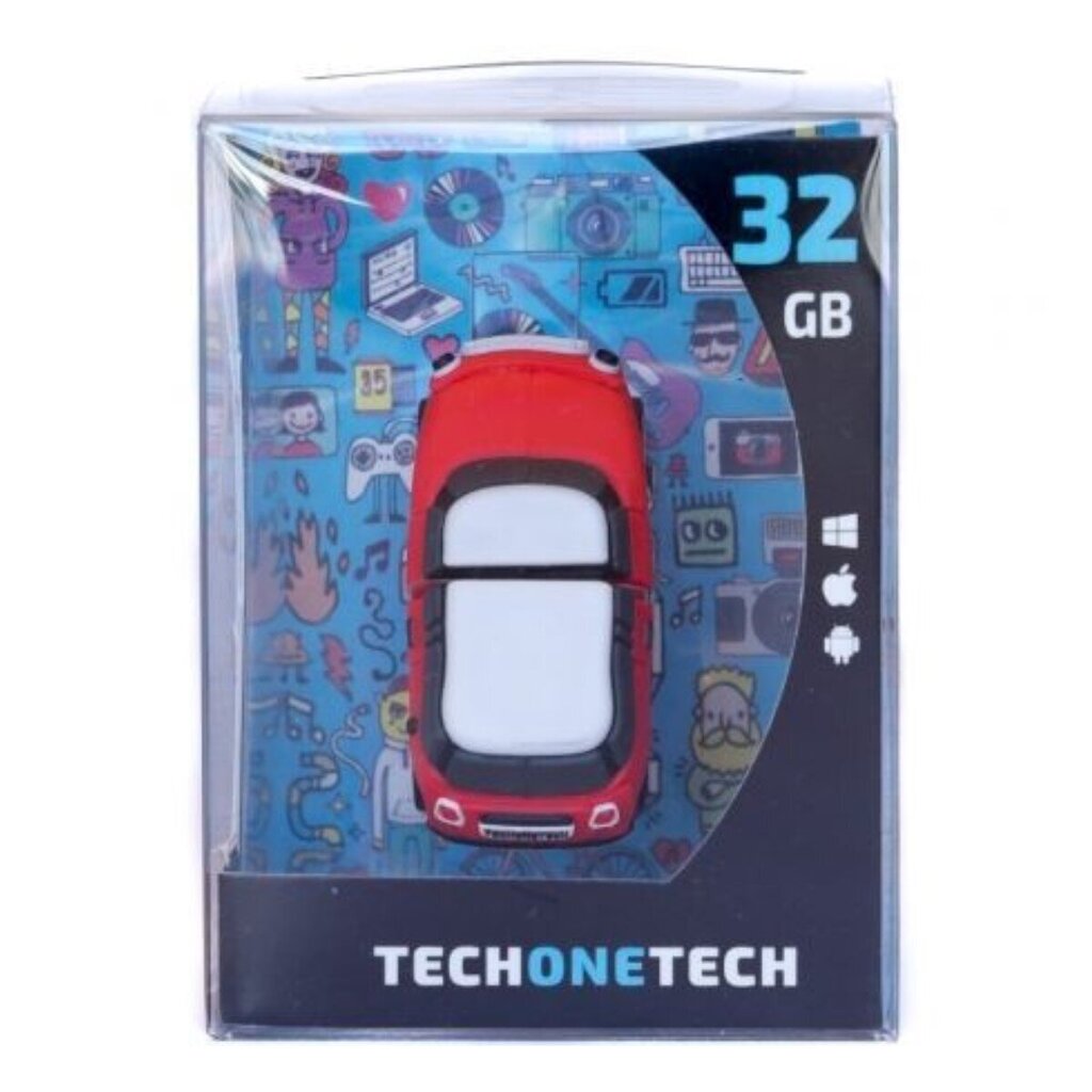 Tech One Tech Mini Cooper 32 Gt hinta ja tiedot | Muistitikut | hobbyhall.fi