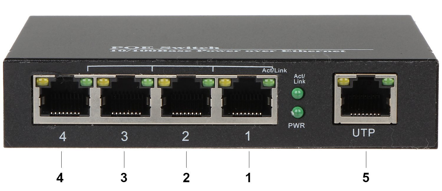 Atte SWITCH POE SPS-4P/1 5 PORTTIA hinta ja tiedot | Verkkokytkimet | hobbyhall.fi