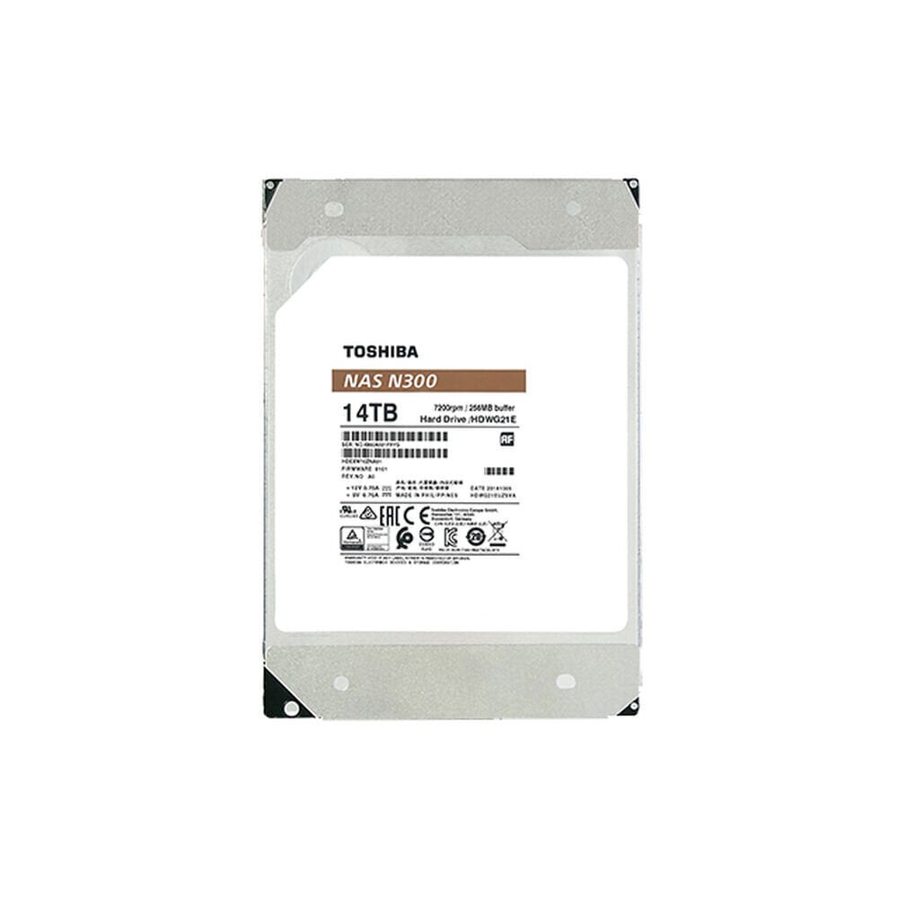 Toshiba N300 NAS 12TB 3,5" BFN-BB-S55016526 hinta ja tiedot | Ulkoiset kovalevyt | hobbyhall.fi