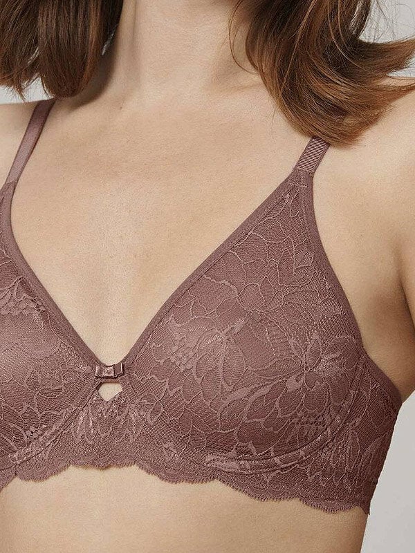 Triumph Amourette Charm W Lace Pehmeät Underwire-rintaliivit, vaaleanpunainen hinta ja tiedot | Rintaliivit | hobbyhall.fi