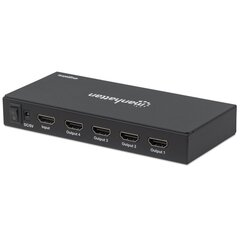 Jakaja Manhattan AV HDMI 2.0 1X4 4K*2K 60HZ UHD HRD hinta ja tiedot | Verkkokytkimet | hobbyhall.fi