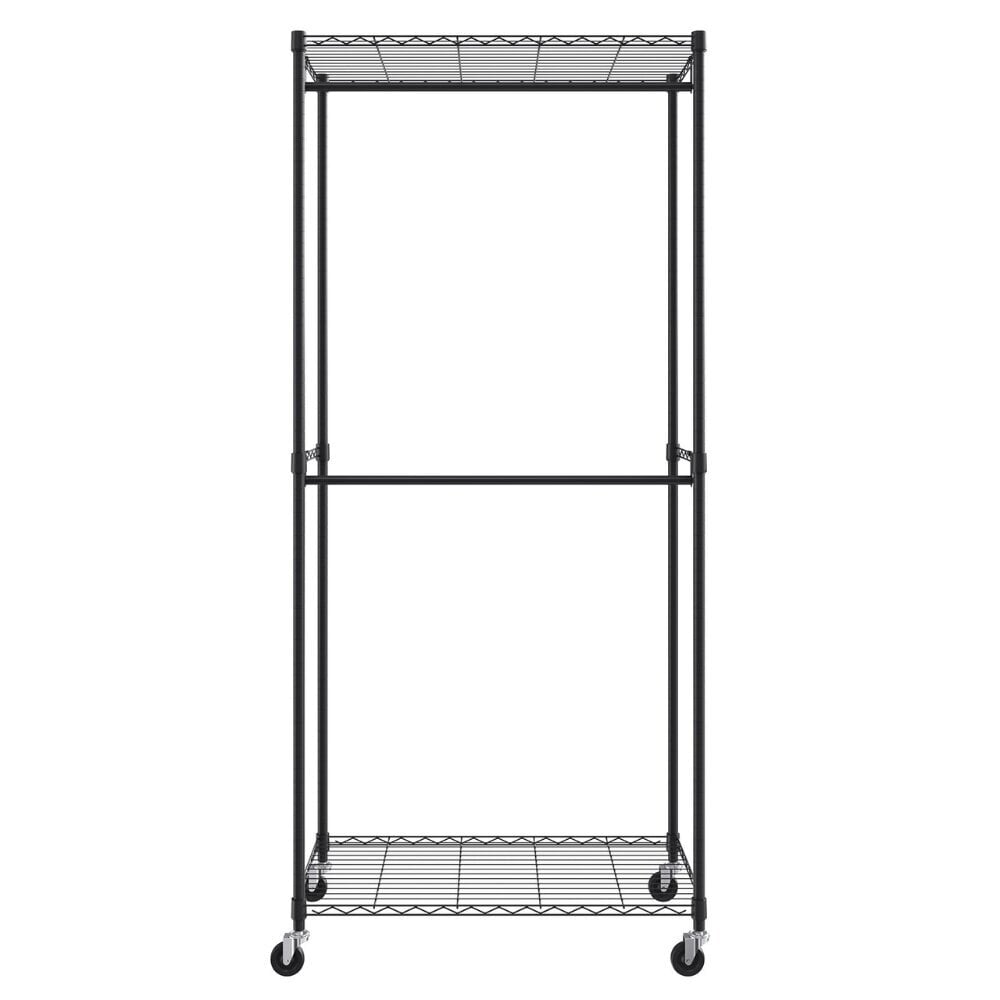 Kaksikerroksinen vaateteline Vevor, 915x2040x450 mm, 136 kg hinta ja tiedot | Naulakot | hobbyhall.fi