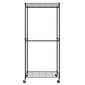 Kaksikerroksinen vaateteline Vevor, 915x2040x450 mm, 136 kg hinta ja tiedot | Naulakot | hobbyhall.fi