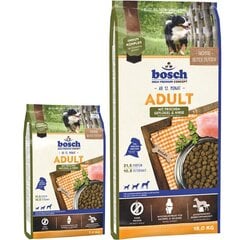 Kuivaruoka koirille Bosch Petfood Adult Poultry & Millet (High Premium) 15 kg + 3 kg. hinta ja tiedot | Koiran kuivaruoka | hobbyhall.fi