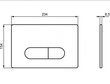 WC-avain Ideal Standard OLEAS M1, musta R0115A6 hinta ja tiedot | WC-istuimen lisätarvikkeet | hobbyhall.fi