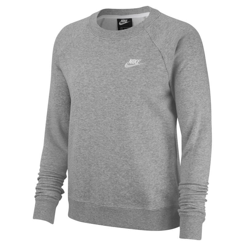 Naisten neule Nike Essentials Crew FLC BV4110 063, harmaa hinta ja tiedot | Naisten urheiluvaatteet | hobbyhall.fi