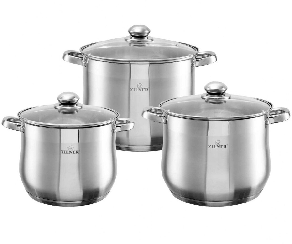 Aseta 3 Potronomic Gastronomic Pot 7 9 11L Zilner ZL-7350 hinta ja tiedot | Kattilat ja painekattilat | hobbyhall.fi