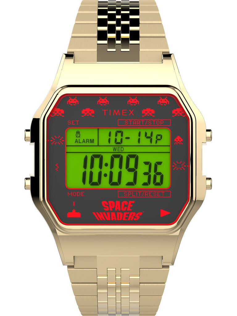 Timex Space Invaders Miesten kello TW2V30100 + laatikko hinta ja tiedot | Naisten kellot | hobbyhall.fi