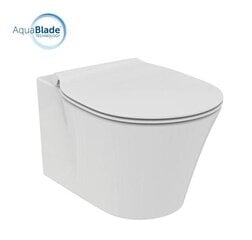 Ripustettu WC-sarja kehyksellä. Sarja sisältää wc: n Ideal Standard Connect Air AquaBlade hitaasti laskeutuvalla kannella ja Prosys 120M esiseinäjärjestelmällä ja mustalla WC-painikkeella. hinta ja tiedot | WC-istuimet | hobbyhall.fi