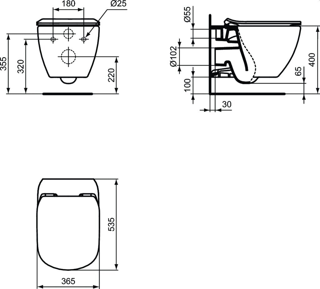 Ripustettu WC-sarja kehyksellä. Sarja sisältää wc: n Ideal Standard Tesi AquaBlade hitaasti laskeutuvalla kannella ja Prosys 120M -esiseinäjärjestelmällä ja valkoisella WC-painikkeella hinta ja tiedot | WC-istuimet | hobbyhall.fi