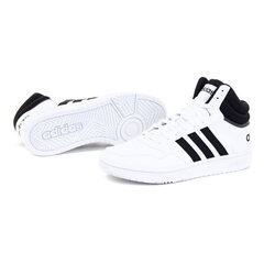 Miesten vapaa-ajan kengät Adidas Hoops 3.0 Mid M GW3019, valkoinen hinta ja tiedot | Miesten urheilu- ja vapaa-ajan kengät | hobbyhall.fi