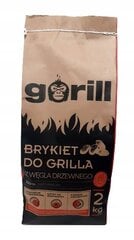 Hiilibriketti grilliin 2 kg hinta ja tiedot | Grillitarvikkeet ja -välineet | hobbyhall.fi