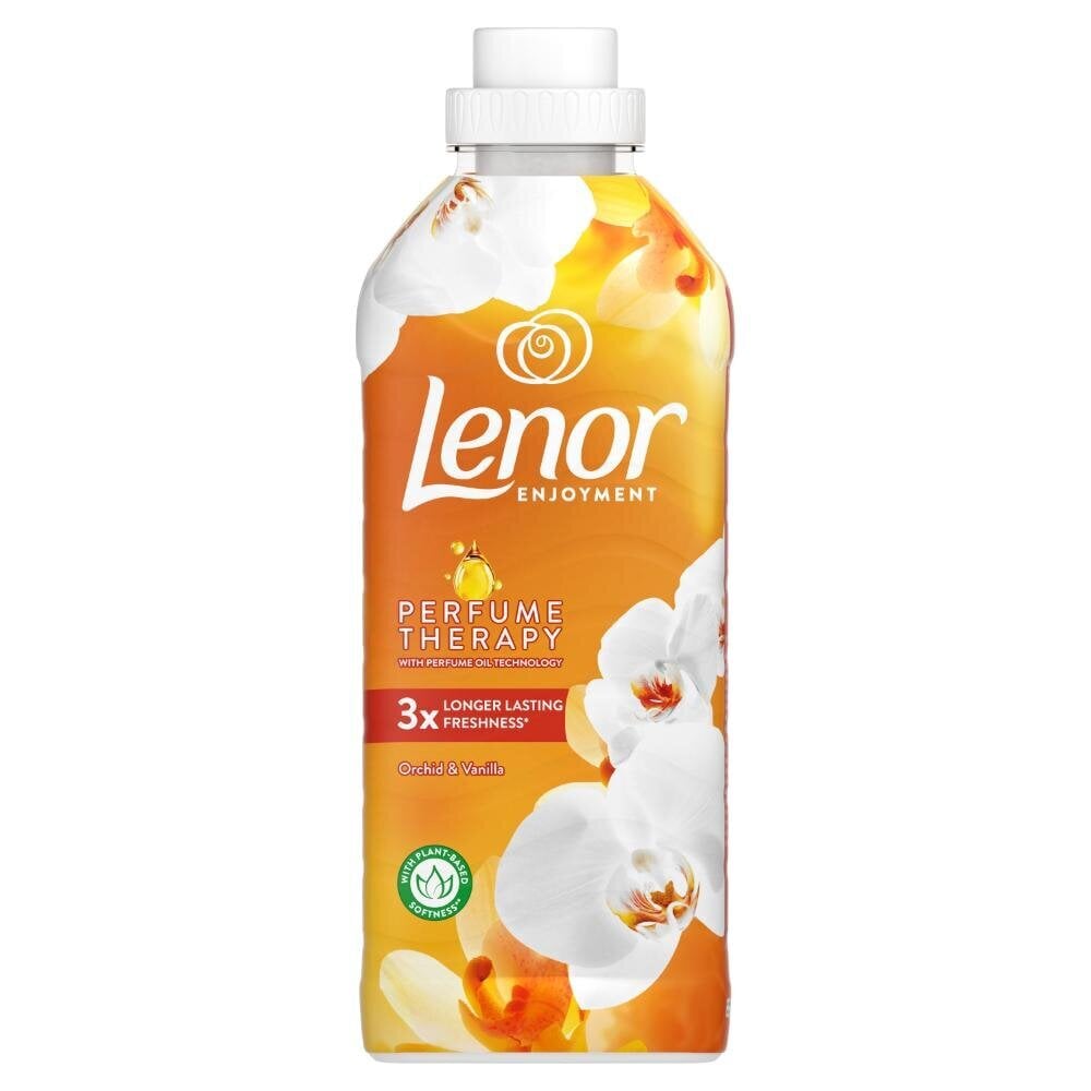 Lenor Vanilla Orchid & Golden Amber huuhteluaine, 700 ml x 4 kpl hinta ja tiedot | Pyykinpesuaineet | hobbyhall.fi