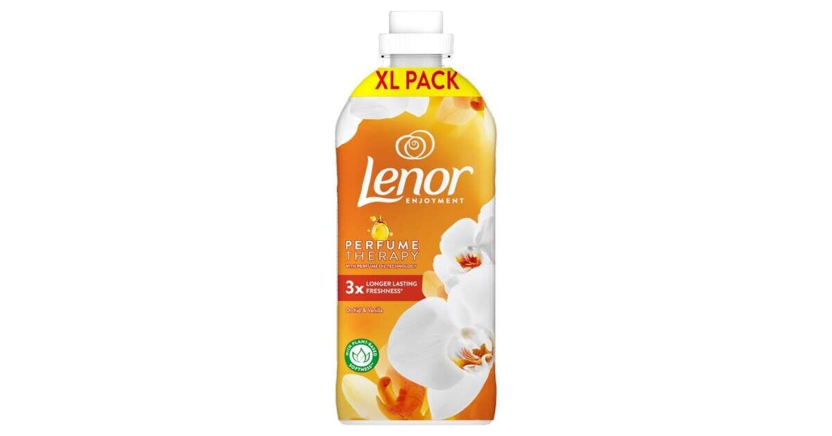 Lenor Vanilla Orchid & Golden Amber huuhteluaine, 1200 ml x 3 kpl hinta ja tiedot | Pyykinpesuaineet | hobbyhall.fi