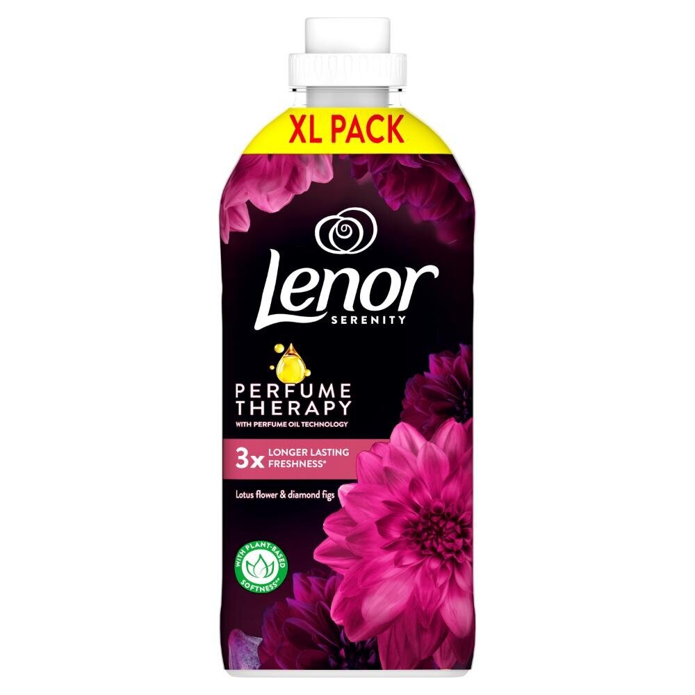 Lenor Diamond Figs & Lotus Water huuhteluaine, 1200 ml x 4 kpl hinta ja tiedot | Pyykinpesuaineet | hobbyhall.fi