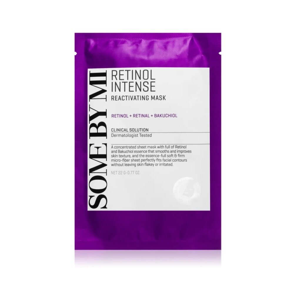 Kasvonaamio Some By Mi Retinol Intensive Mask, 22 g hinta ja tiedot | Kasvonaamiot ja silmänalusaamiot | hobbyhall.fi