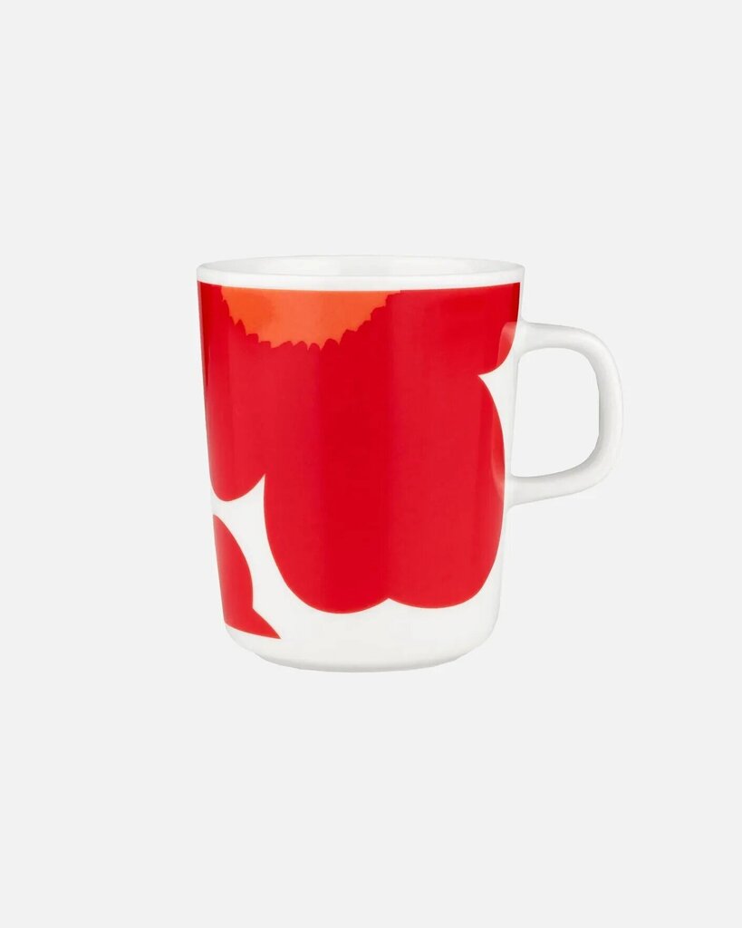 Marimekko muki Oiva Unikko, 250 ml, punainen hinta ja tiedot | Lasit, mukit ja kannut | hobbyhall.fi