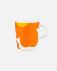 Marimekko muki Oiva Unikko, 250 ml, oranssi hinta ja tiedot | Lasit, mukit ja kannut | hobbyhall.fi