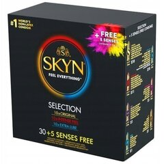 SKYN Selection 30 + 5 kpl Senses kondomirasia hinta ja tiedot | Kondomit | hobbyhall.fi