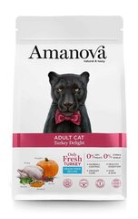 Amanova Adult Cat Turkey Delight aikuisille kissoille kalkkunan kanssa, 1,5 kg hinta ja tiedot | Kissan kuivaruoka | hobbyhall.fi