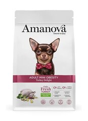 Amanova Adult Mini Obesity Turkey Delight pienten rotujen aikuisille koirille kalkkunan kanssa, 2 kg hinta ja tiedot | Koiran kuivaruoka | hobbyhall.fi