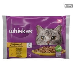 Whiskas Senior su paukštiena, 13x4x100 g hinta ja tiedot | Kissanruoka | hobbyhall.fi